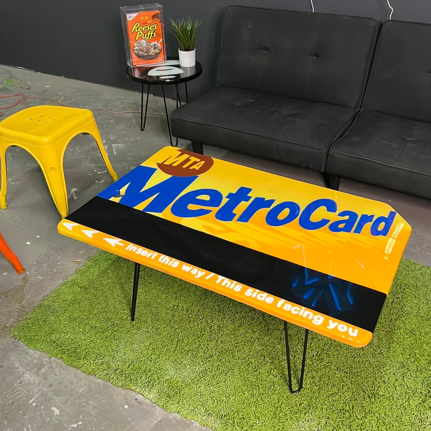 METRO CARD COFFEE TABLE