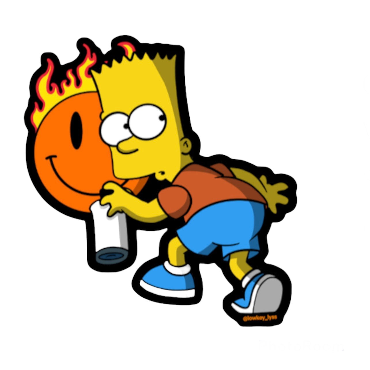 BART X LOWKEY STICKERS
