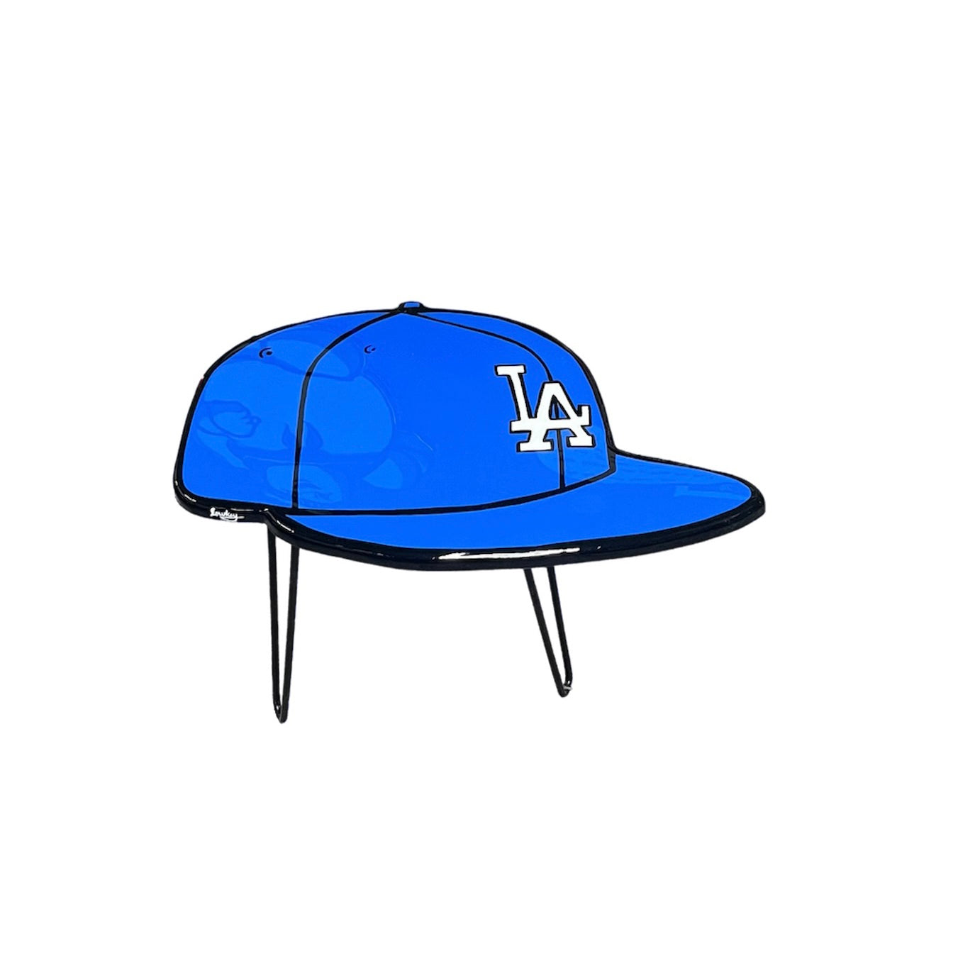 LA DODGERS SIDE TABLE